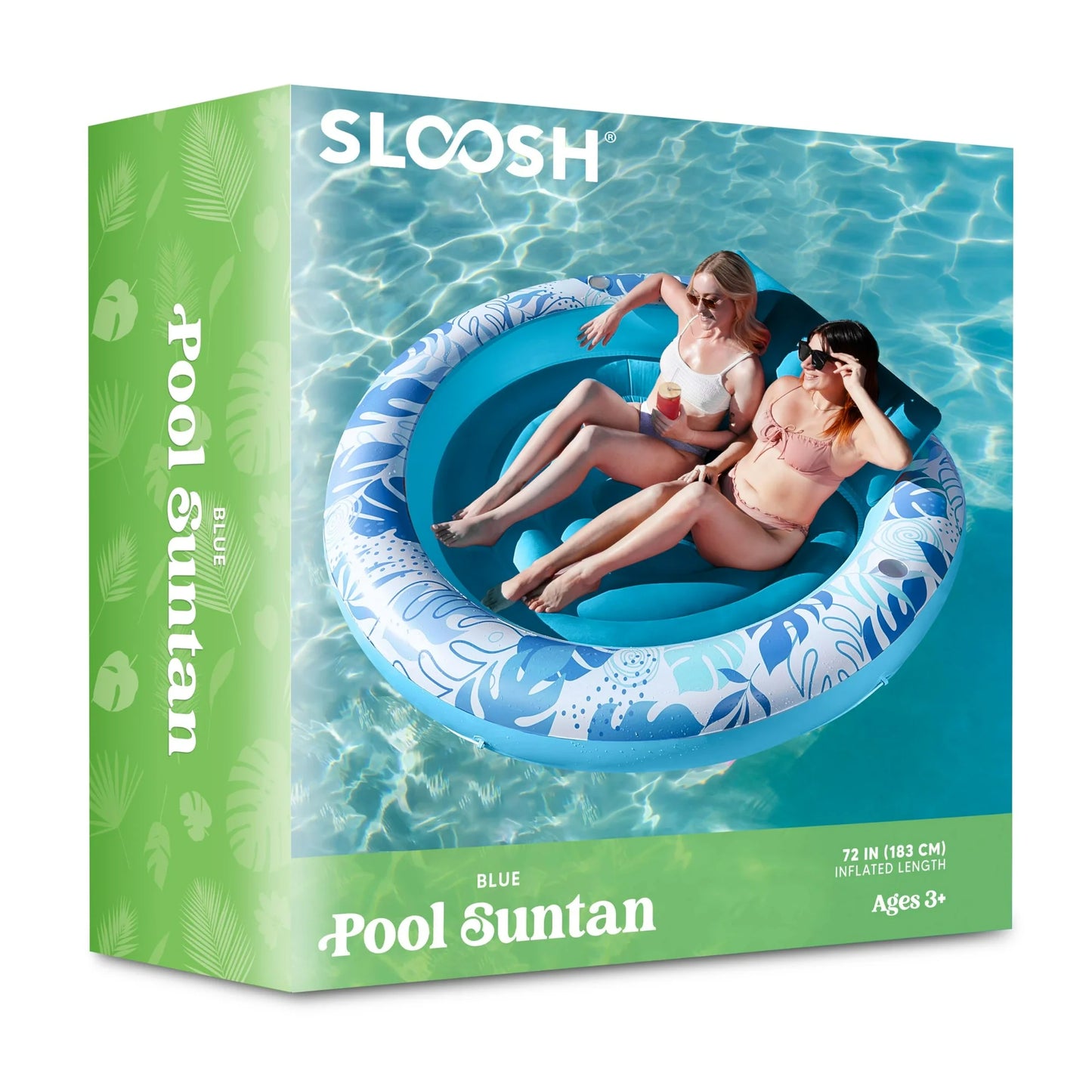 Inflatable Tanning Pool Lounger Float for Adults